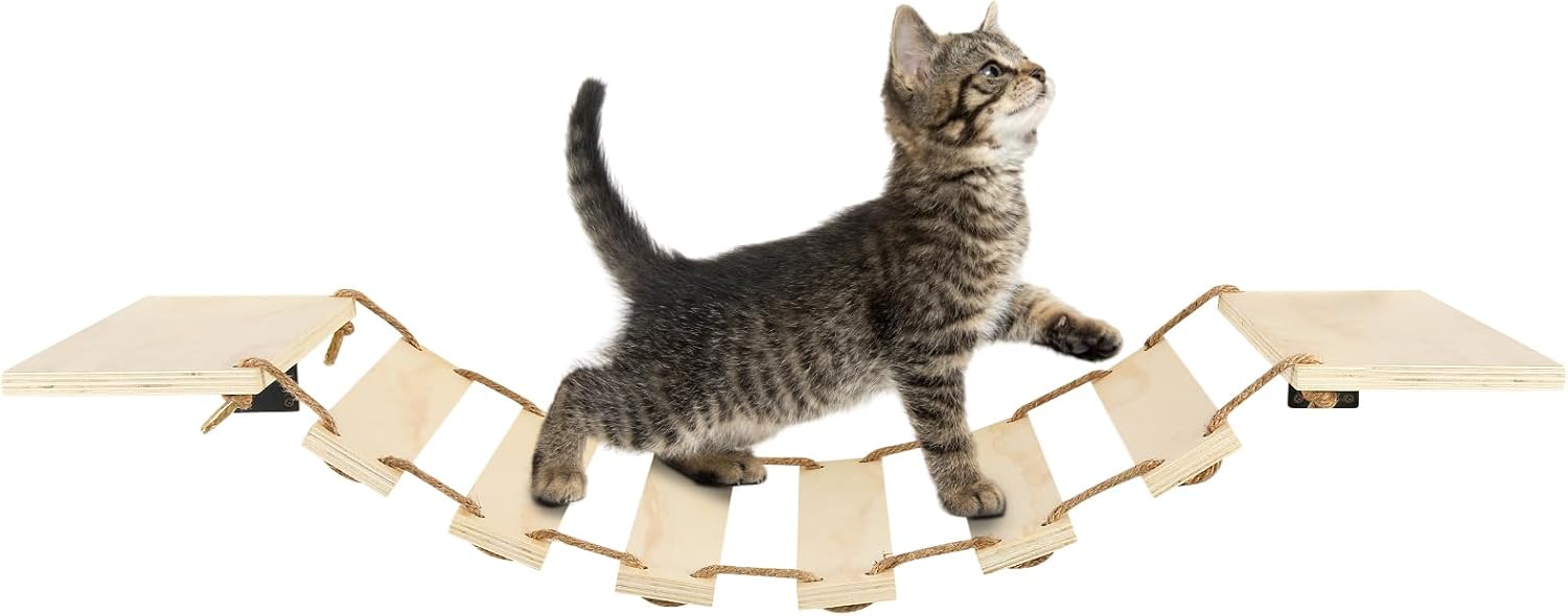 Wandbrücke, grosses Regal und Kletterstufe für Katzen, zum Selbermachen, für die meisten Kätzchen, m - Image 7