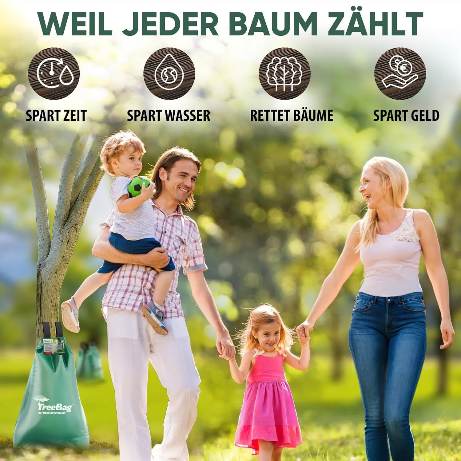 Wassersack für Bäume 10 x 75L – UV-stabiler Baumbewässerungssack aus PVC – Effektiver Bewässerungssa - Image 7