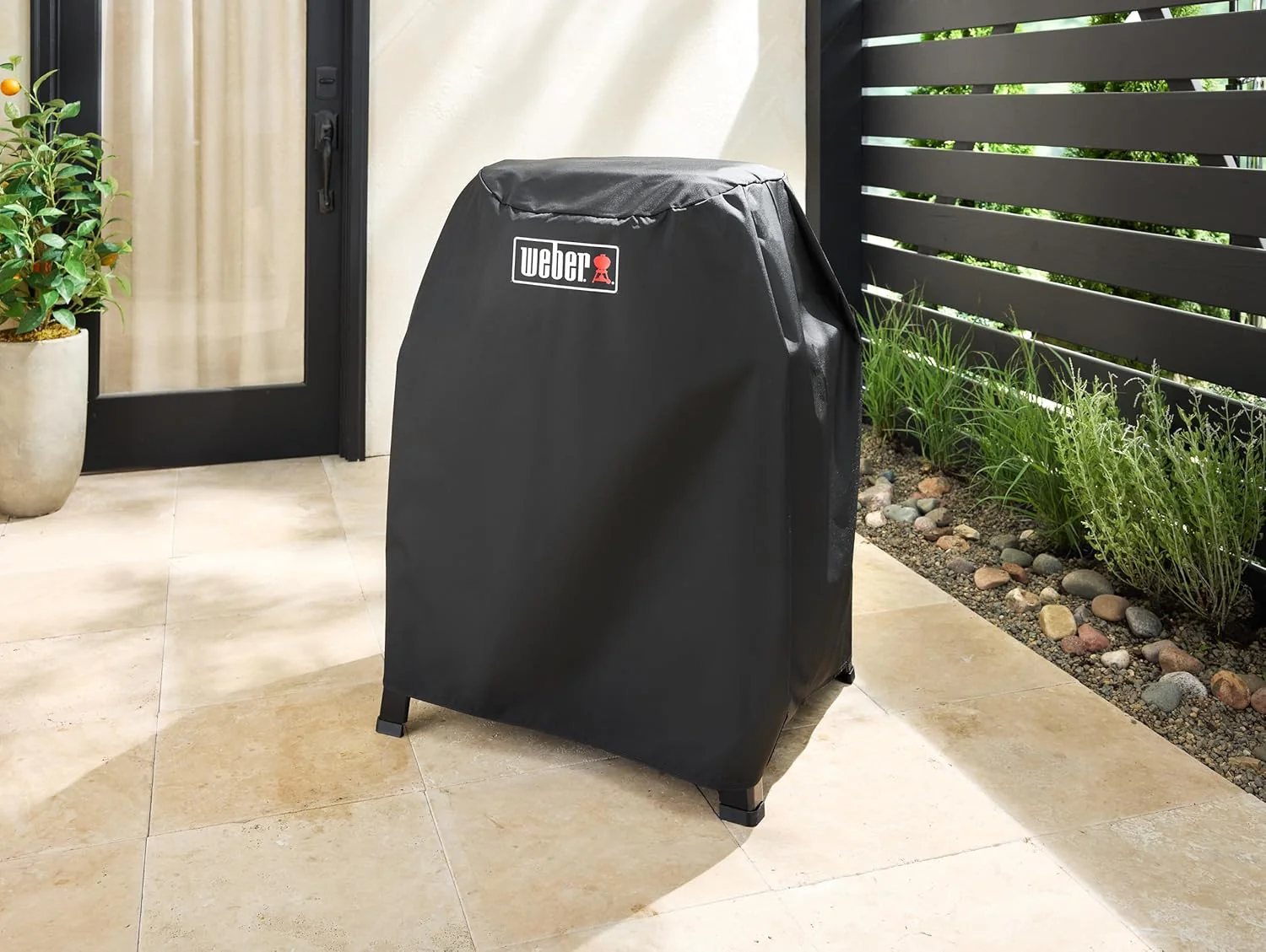 Weber Premium Grill Abdeckhaube für Lumin mit Stand, atmungsaktiv UV- & wasserbeständig, Schutz for - Image 5