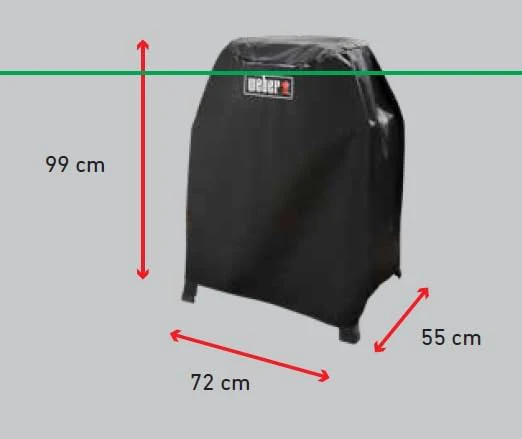 Weber Premium Grill Abdeckhaube für Lumin mit Stand, atmungsaktiv UV- & wasserbeständig, Schutz for - Image 8