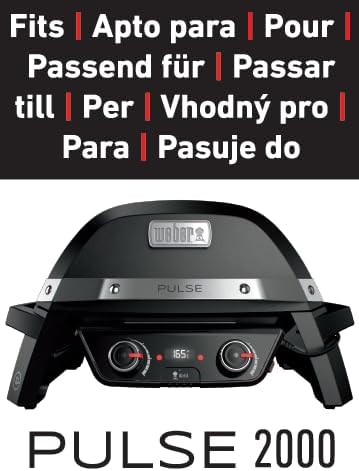 Weber Premium Grill Abdeckhaube für Pulse 2000, atmungsaktiv UV- & wasserbeständig, Schutz for Wind - Image 4