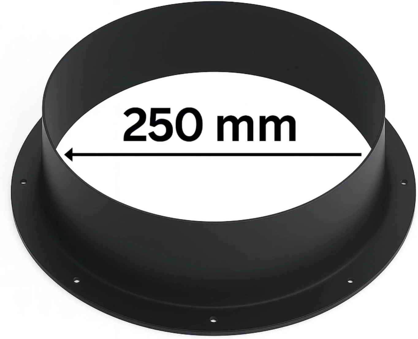 Weedness PVC Anschluss Flansch 250 mm für Lüftungsanlagen - Grow Anbau Lüfter Kupplung Indoor Belüft - Image 2