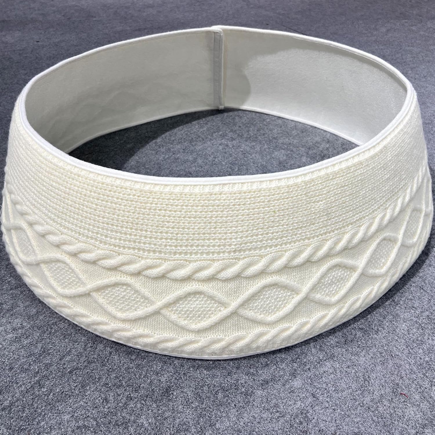 Weihnachtsbaumring Für Künstliche Bäume, Cremefarbener Gestrickter Weihnachtsbaumkragen, Cremefarben - Image 7