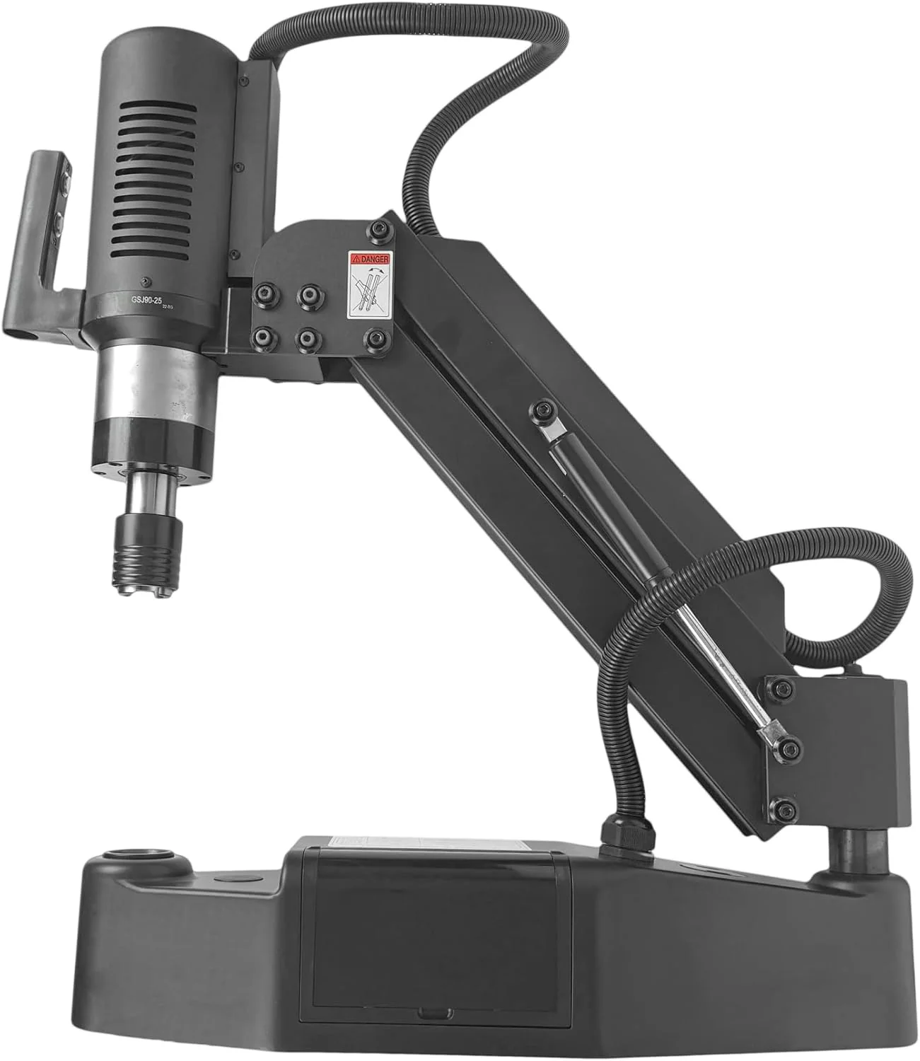 WELDINGER professional Gewindeschneidmaschine M16 vertikal + horizontal Gewindeschneidarm (für Werkb - Image 2