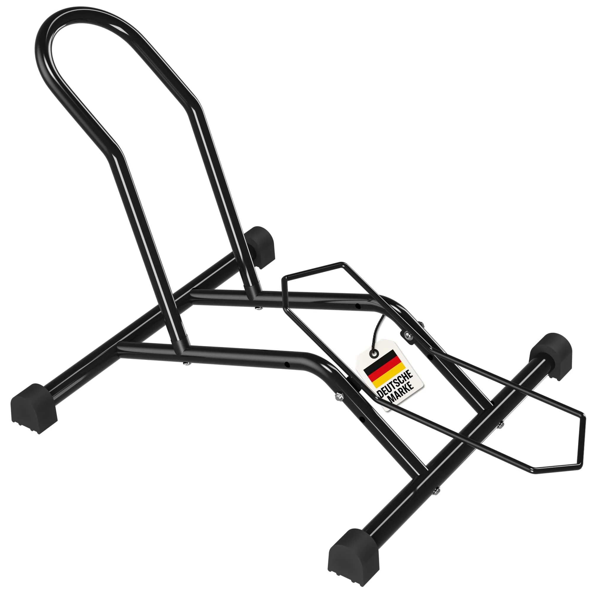 WELLGRO 1 Fahrradständer Boden – Universal Fahrrad Ständer für Mountainbike, Rennrad & Fatbike – Rob