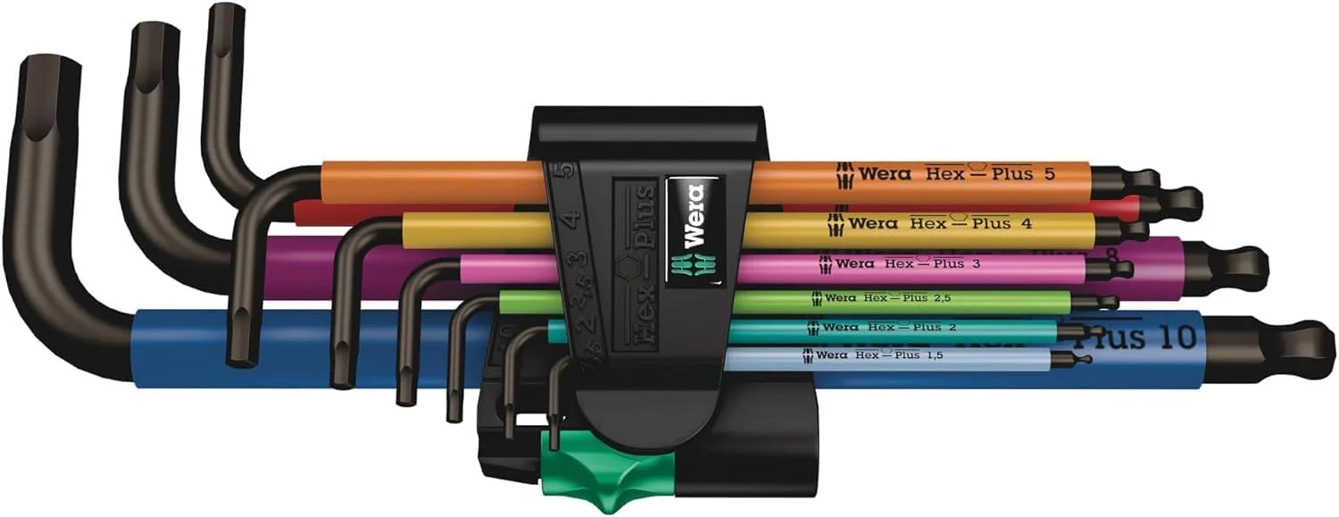 Wera 8100 SA 2 Zyklop Speed-Knarrensatz, 1/4 Zoll metrisch & 05073593001 950/9 Hex-Plus 1 SB Winkels - Image 3