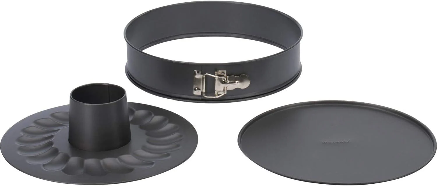 Westmark Springform mit zwei Böden, Ø 28 cm, mit Antihaftbeschichtung, kaltgewalzter Stahl, Back Mei - Image 2