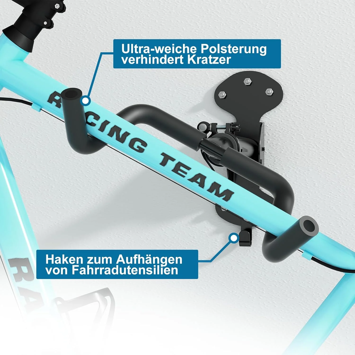 WheelHub Fahrrad Wandhalterung Fahrradhalterung Wand 30kg Tragfähigkeit Ausziehbar Fahrradständer Ga - Image 3