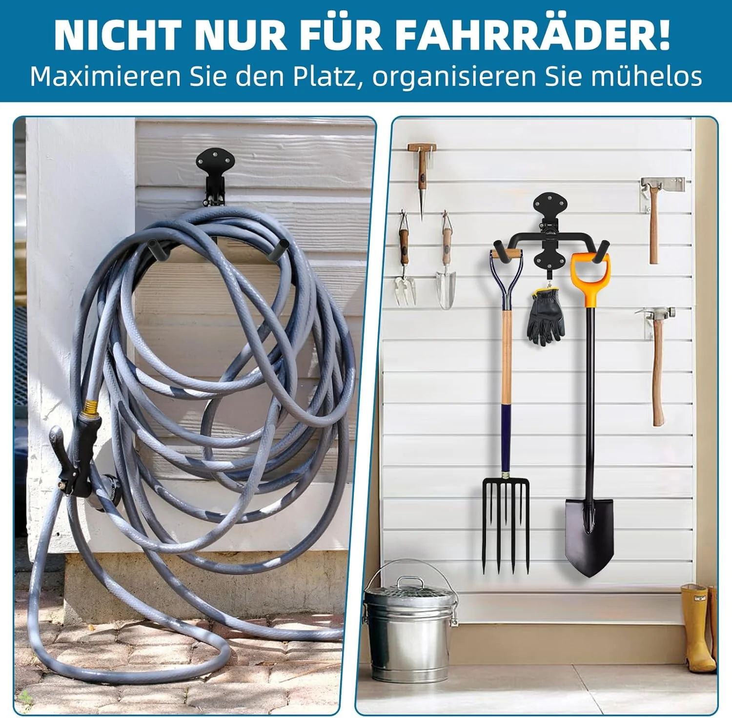 WheelHub Fahrrad Wandhalterung Fahrradhalterung Wand 30kg Tragfähigkeit Ausziehbar Fahrradständer Ga - Image 7