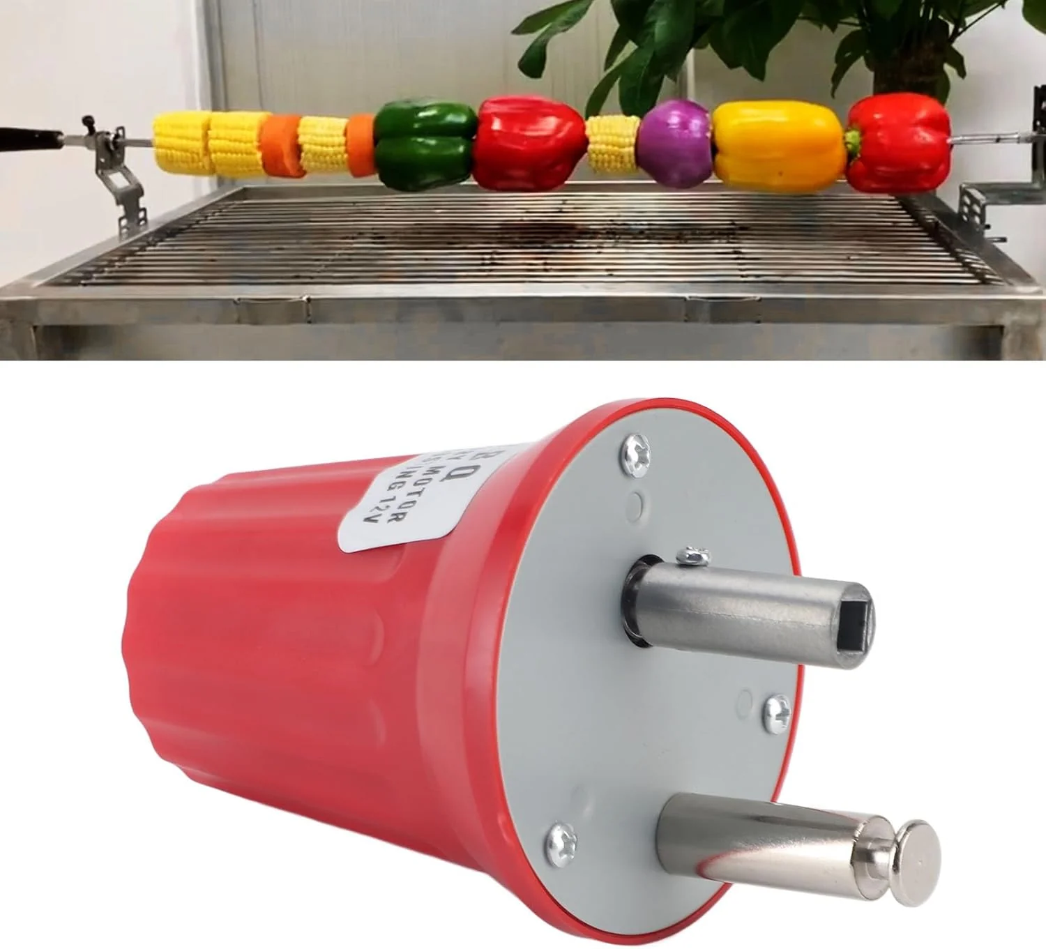Wifehelper Elektrischer BBQ Rotatormotor, 5 V Bis 12 V USB betriebener Grillmotor, ABS Material, Aus - Image 2