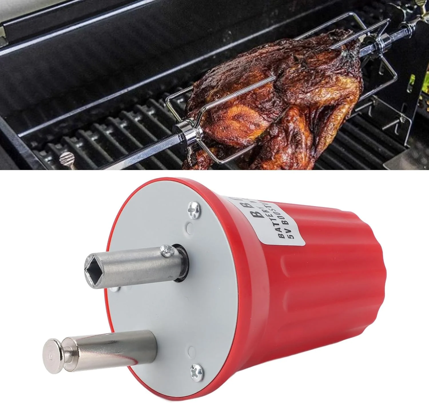 Wifehelper Elektrischer BBQ Rotatormotor, 5 V Bis 12 V USB betriebener Grillmotor, ABS Material, Aus - Image 8