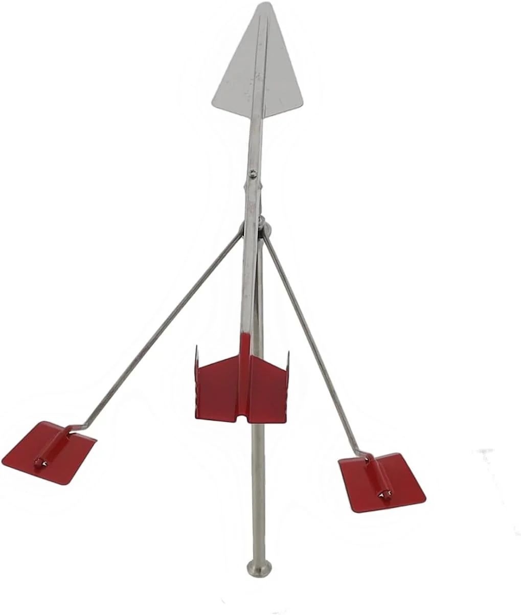Windrichtungsanzeige Wind-King mit Reflektoren, Edelstahl, für Segelboote Windsensor Windfahne Windr - Image 3