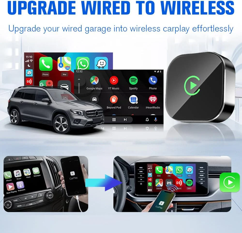 Wireless Carplay Adapter mit Wired Carplay, 2026 Upgraded 2-in-1 Version, Bluetooth 5.0, Plug & Play - Image 5
