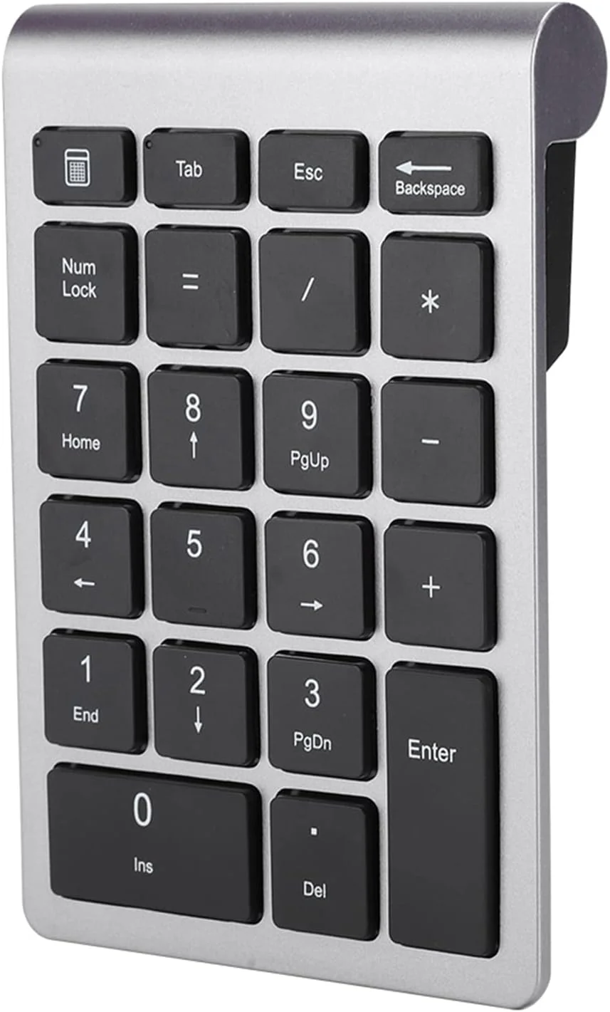 Wireless Number Pad, 22 Tasten Numerische Tastatur Numpad, 2,4 GHz Tragbare USB -Tastaturerweiterung - Image 7