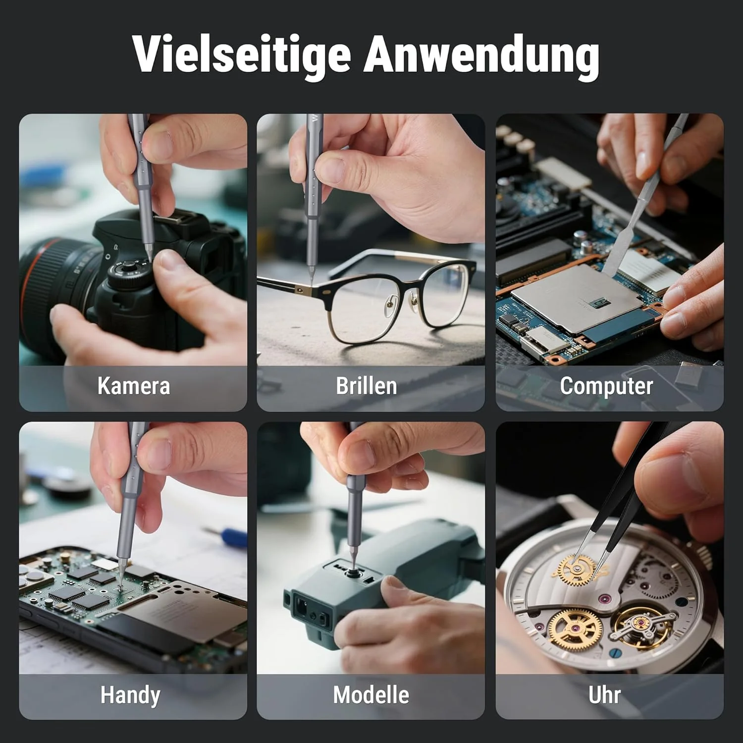 WORKPRO 60 in 1 Feinmechaniker Schraubendreher Set, Präzisionsschraubendreher-Set, mit Cr-V Bits, Ei - Image 8