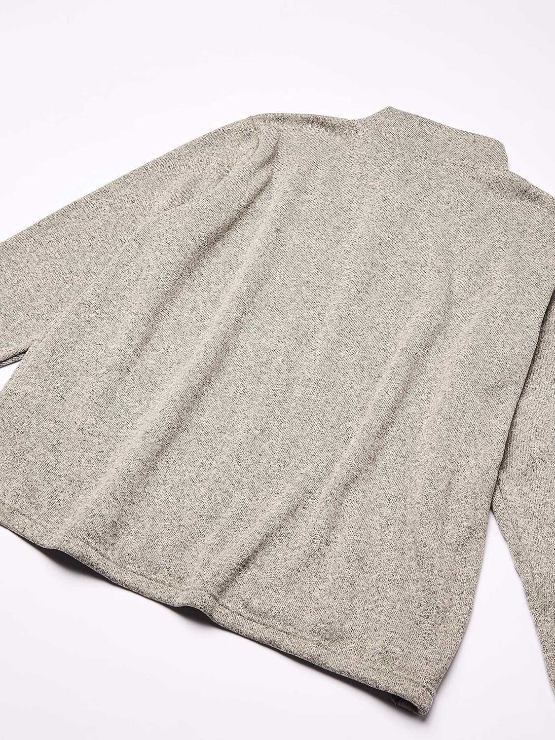 Wrangler Authentics Men’s Sweater Fleece Quarter-Zip S Hellgrau, S Hellgrau - Image 7