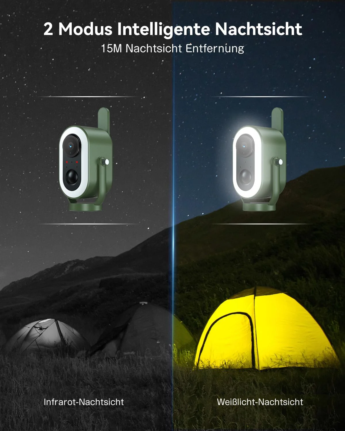 Xega 4G LTE Überwachungskamera Magnetische mit SIM Karte 2K HD kabellose Ohne WLAN Kamera Tragbare A - Image 6