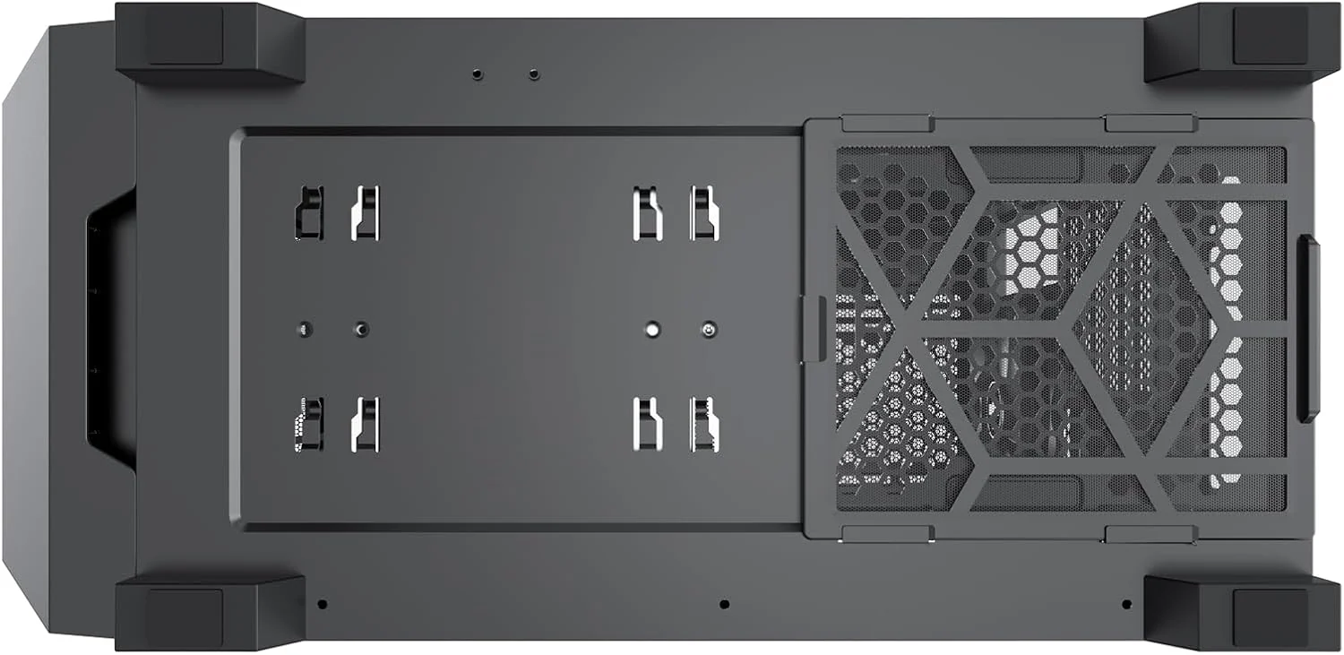 Xilence Xilent X X912.ARGB Gaming PC Gehäuse, 3X 120mm ARGB Lüfter, 1x schwarzer Lüfter, ATX Midi To - Image 7