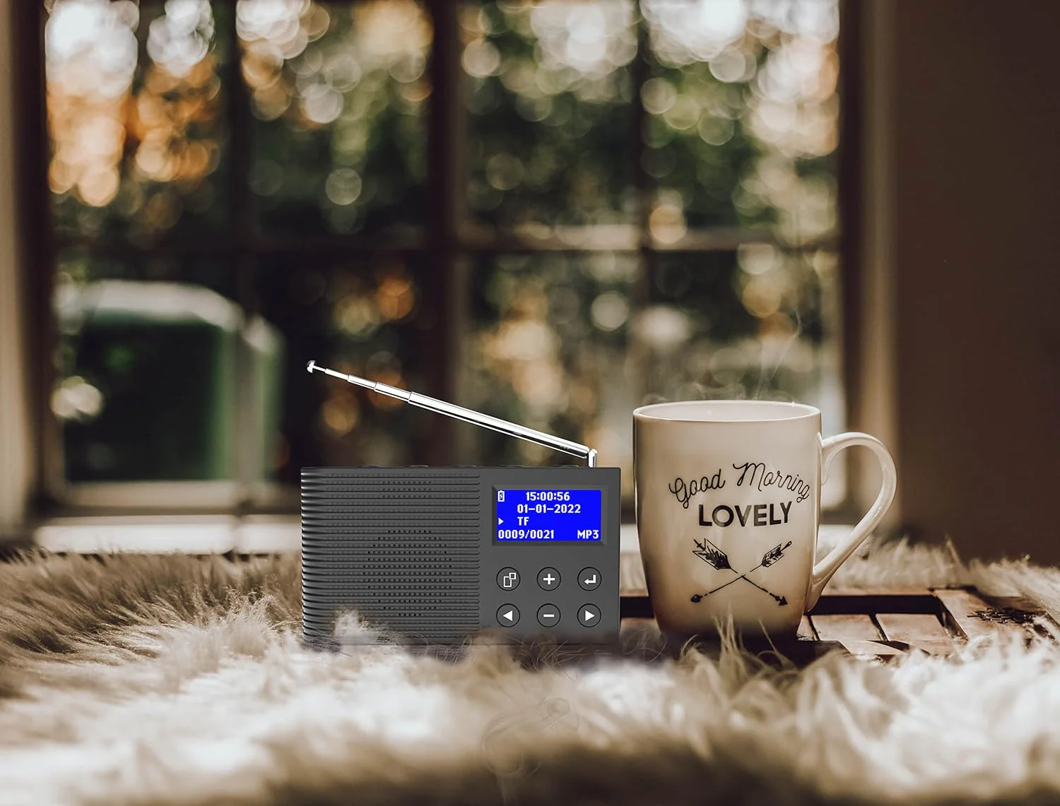 YaakinComp K3 Tragbares Radio, DAB/DAB+ Digital, FM-Radio, Bluetooth, MP3-Player, wiederaufladbarer - Image 5