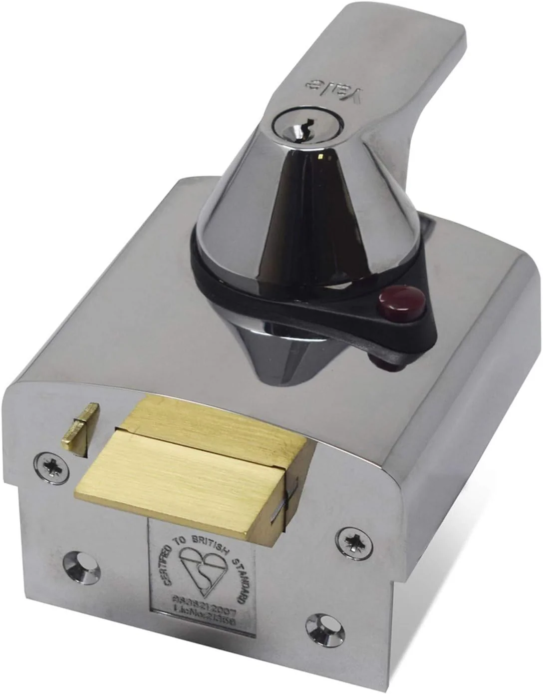 Yale B-BS2-CH-CH-40 – BS2 British Standard Nachtriegel – 40 mm – Chrom-Finish – hohe Sicherheit von - Image 3
