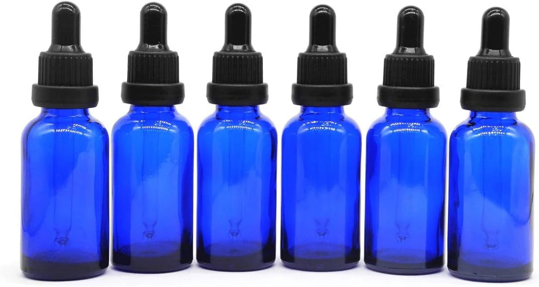 YIZHAO Pipettenflasche 30ml Blau, Apothekerflasche mit [Dropper Pipette Glas], Tinktur Flaschen für - Image 7