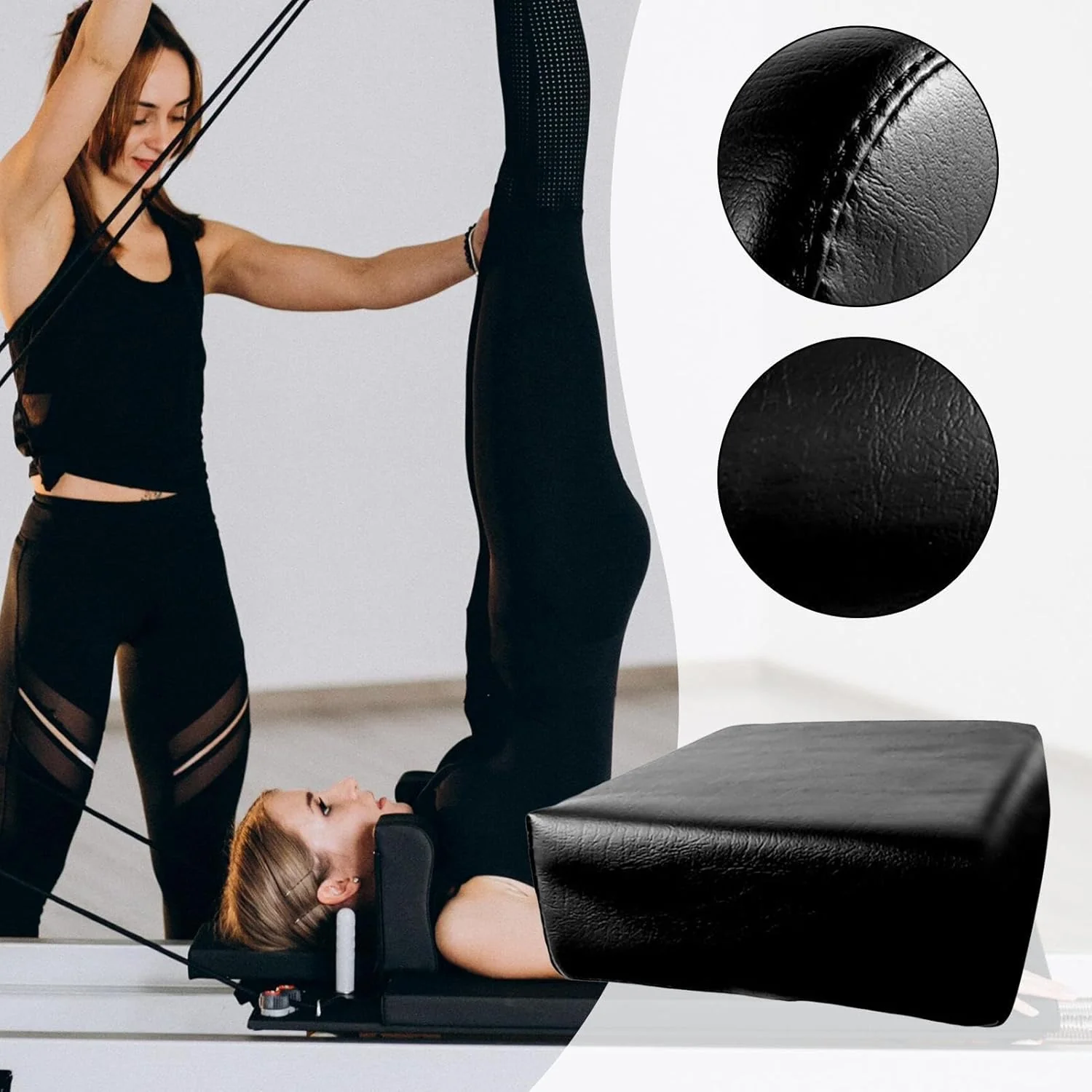 Yogakissen für den Kopf | Tragbares und bequemes Kissen – Nackenkissen für Pilates – für Reisen, Fit - Image 2