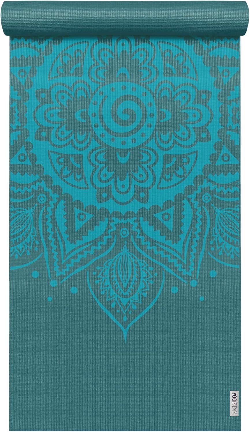 Yogamatte Yogimat® Basic - Art Collection - Spiral Mandala Schwarz - Image 2