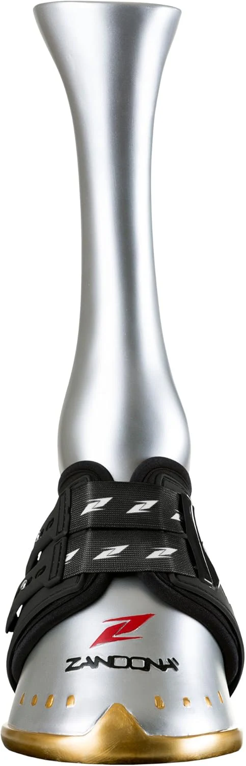 Zandonà Carbon Air Heel Schutzglocke für Pferde Taille L-XL Schwarz, Taille L-XL Schwarz - Image 2