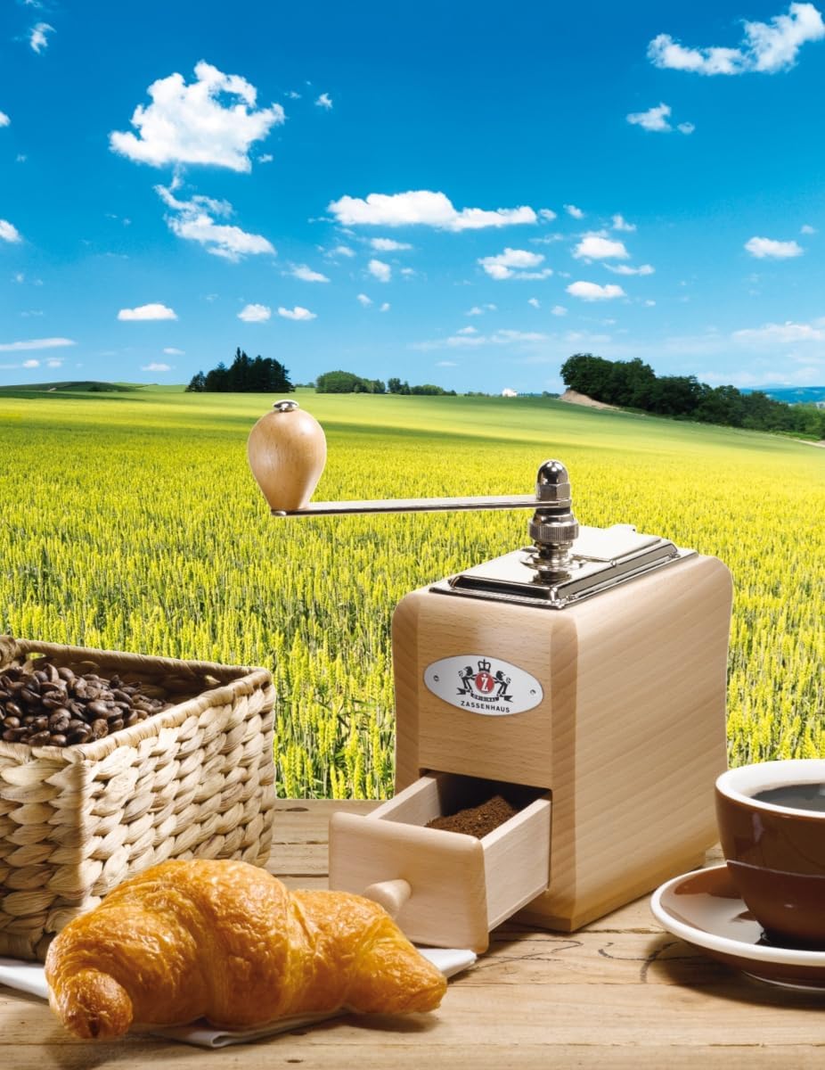 Zassenhaus Kaffeemühle Santiago Buche Natur - Image 2