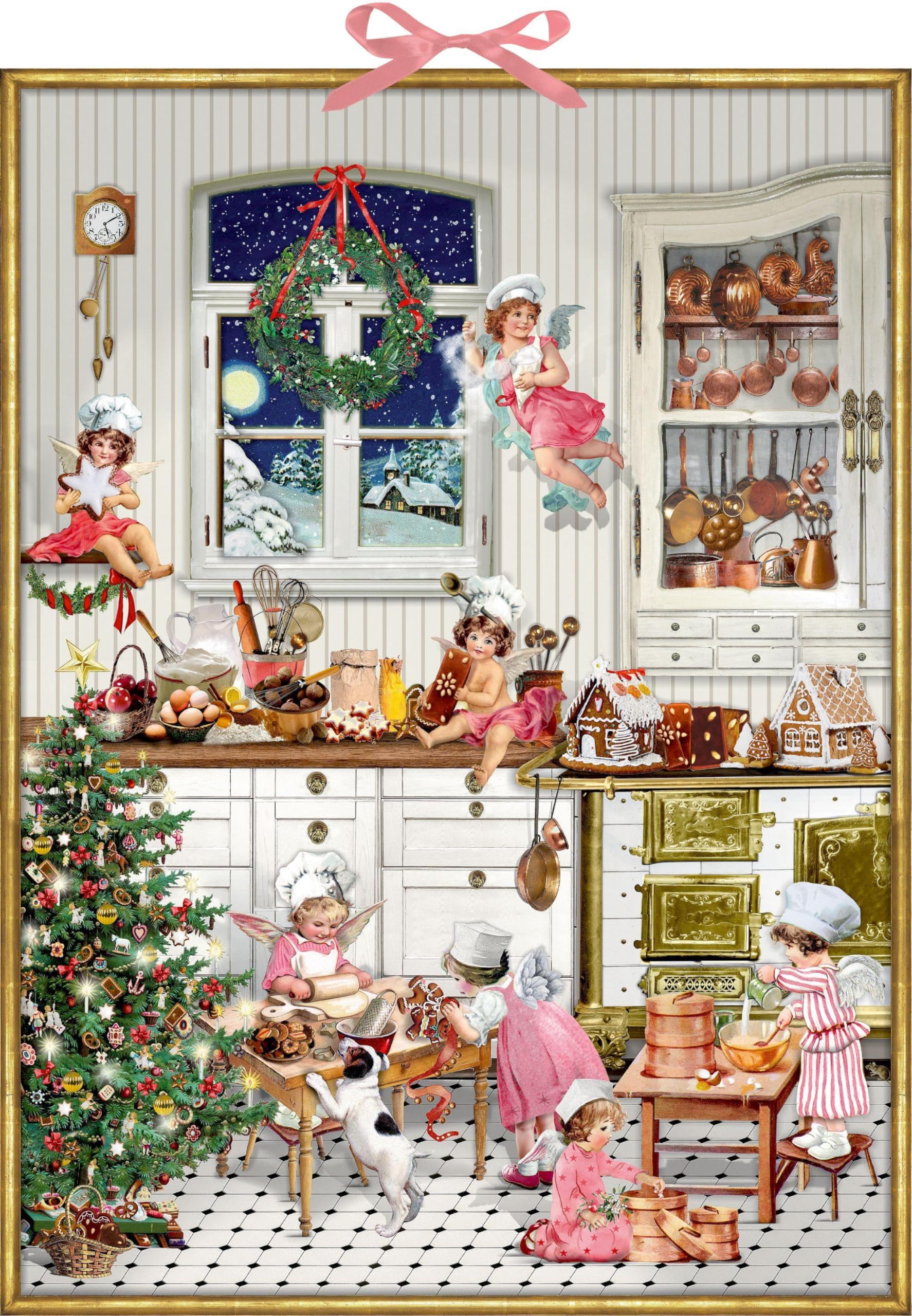 Zettel-Adventskalender – Nostalgische Weihnachtsbäckerei: 24 Rezepte für eine süsse Advents- und Wei