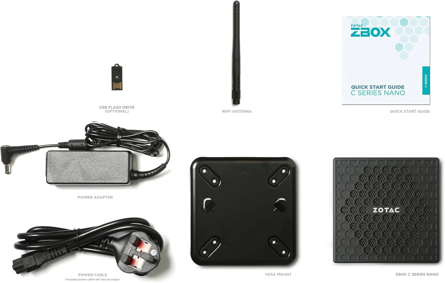 Zotac ZBOX CI337 Nano Mini-PC BB N100, ZBOX-CI337NANO-BE - Image 7