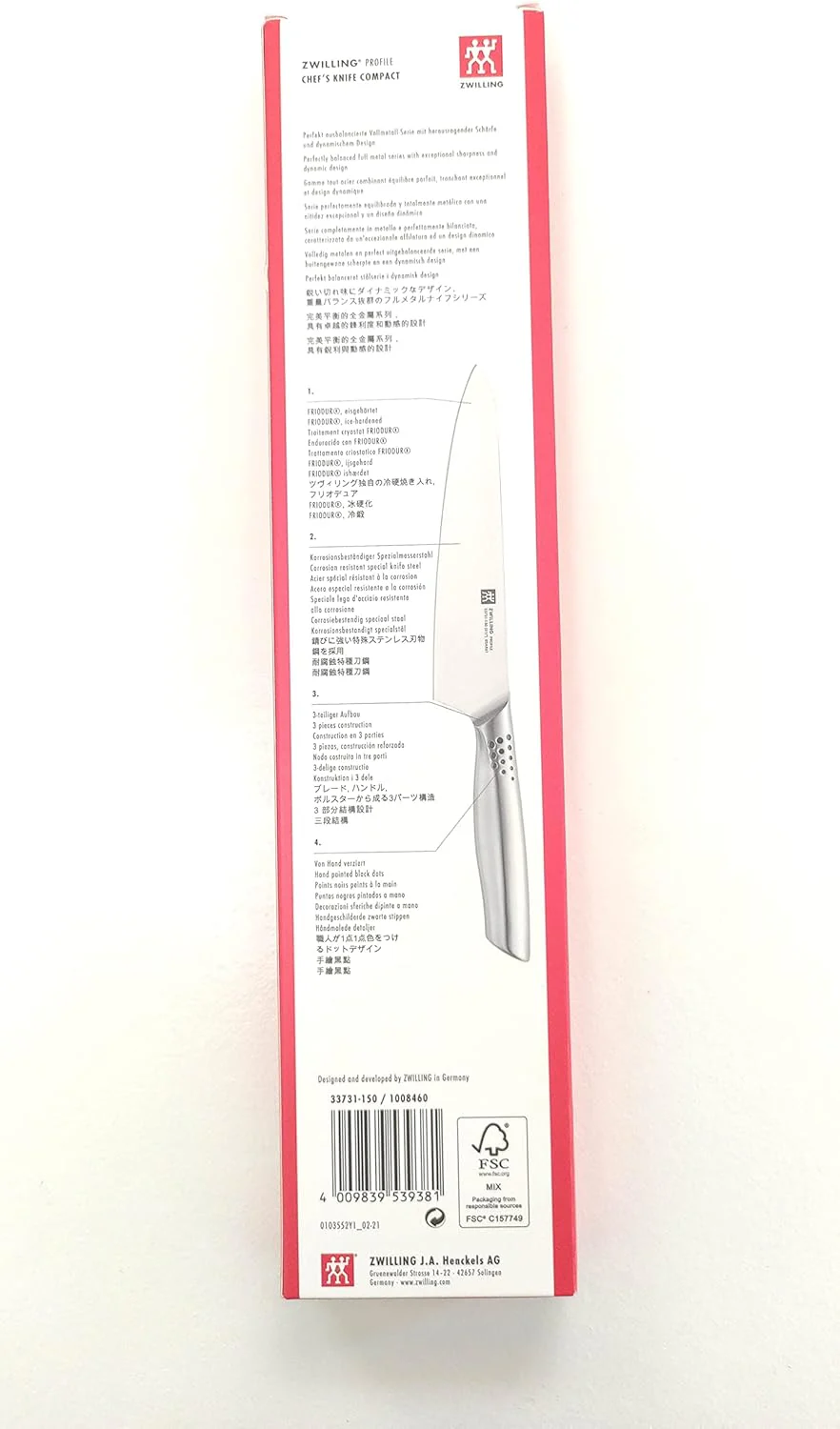 ZWILLING Profile Kochmesser Compact 15 cm - CHEF’S KNIFE COMPACT - Profi Kochmesser - FRIODUR Klinge - Image 4